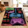 1PC Neon game controllers Carpet for Living Room Bedroom Sofa Home Decor Rus Non-slip Floor Mat Luxury Gift Multiple sizes