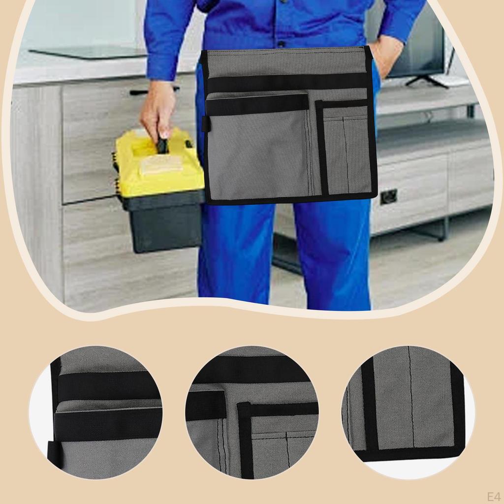 Tool Belt Apron Gardening Waist Bag Canvas Waterproof Handy Organizer Work Pouch for