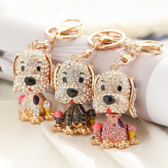 Portachiavi A Forma Di Cane Morbido E Carino - Ciondolo Estetico Per Borse, Zaini E Portafogli - Regalo Kawaii Per Amanti Dei Cani, Donne E Ragazze