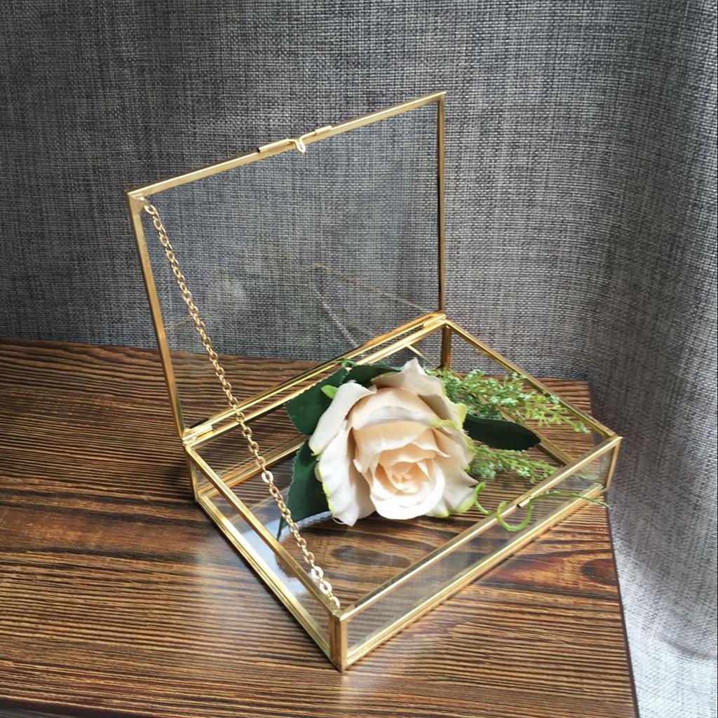 Geometric Jewelry Box Tabletop Plants Container Wedding Favors
