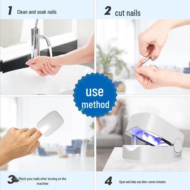 Portable UV Nail Light Therapy for Onychomycosis Treatment