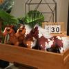 26-40cm Simulation Horse Plush Doll Tall Superior Quality Lifelike Racehorse Animal Stuffed Toy Home Decoration Present Designed For Boys Plus Girls