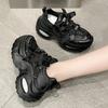 Fashion 7.5CM New 2025 Summer Women Platform Sneakers Thick Bottom Breathable Mesh Casual Chunky Shoes High Heel Sports Dad Shoes Woman