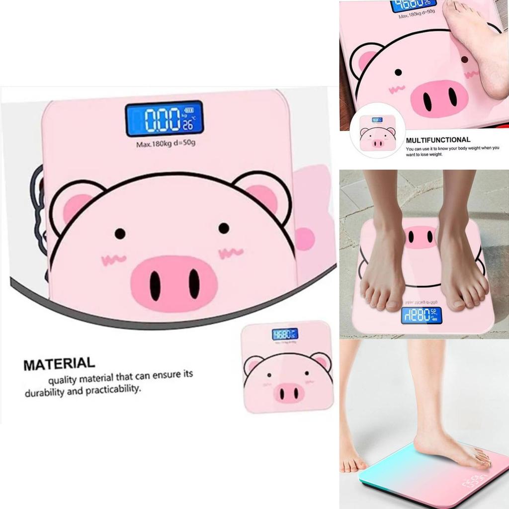 Electronic Weighing Scale With Steel Glass Surface For Adults And Fitness