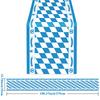 Oktoberfest Party Decorations Beer Banner Balloon 40th Cake Topper Number Balloon for German Beer Birthday Party Supplies Favors
