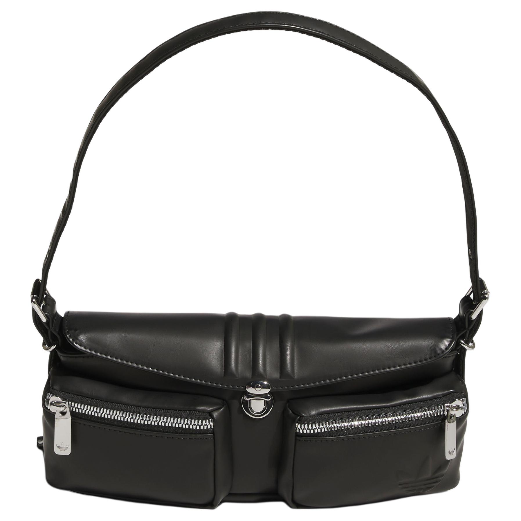 

Adidas Оригинальная женская сумка через плечо из переработанного полиэстера Originals Regular черная Adidas KC1416 чёрный