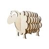 Insulation Cup Pad Set Table Decoration Wood Placemats Coffee Cup Mat  for Home Kitchen Decorative