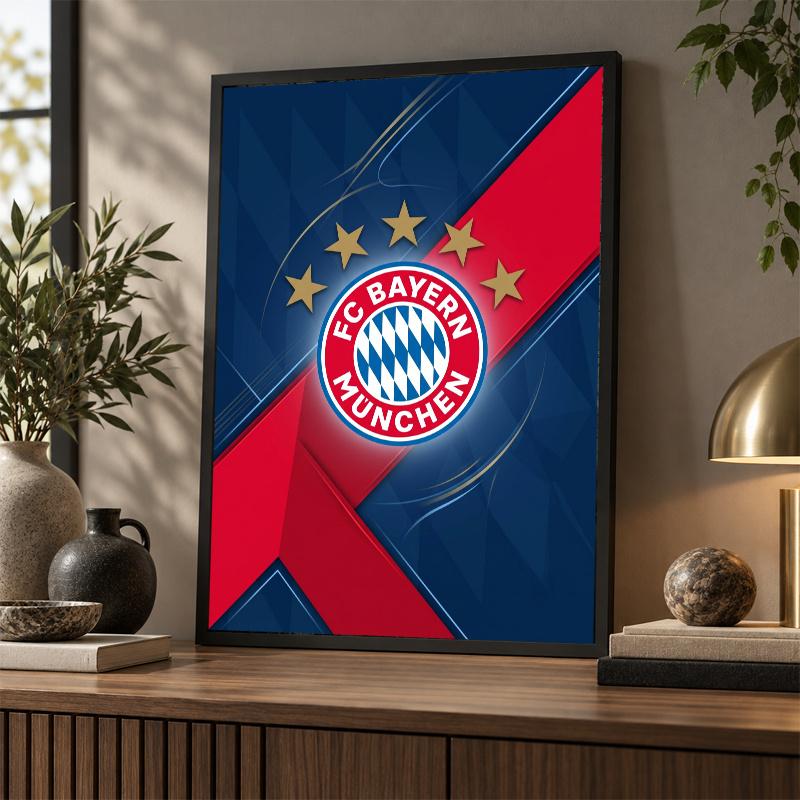 Bayern Munich Diamond Painting Kit 5D Full Drill DIY Diamond Mosaic Wall Art Home Decor