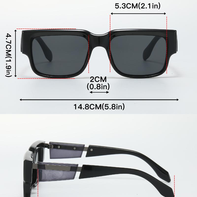 Non-polarized Popular Fashion Square Sunglasses Women for Men Sun Glasses Outdoor Driving Sunglasses