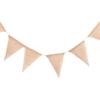 13 Flags New Wonderful Chic Rustic Shabby Party Decor Wedding Hessian Bunting Lace Bunting Banner