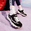 Skechers I Conik Synthetic Leather Low top Casual Shoes Black Pink Unisex 8701646L-BKNP