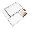 Magnet Planner Kit 8 Color Markers and Eraser Dry Erase Calendar Whiteboard for Home School Office Weekly Monthly Scheduling
