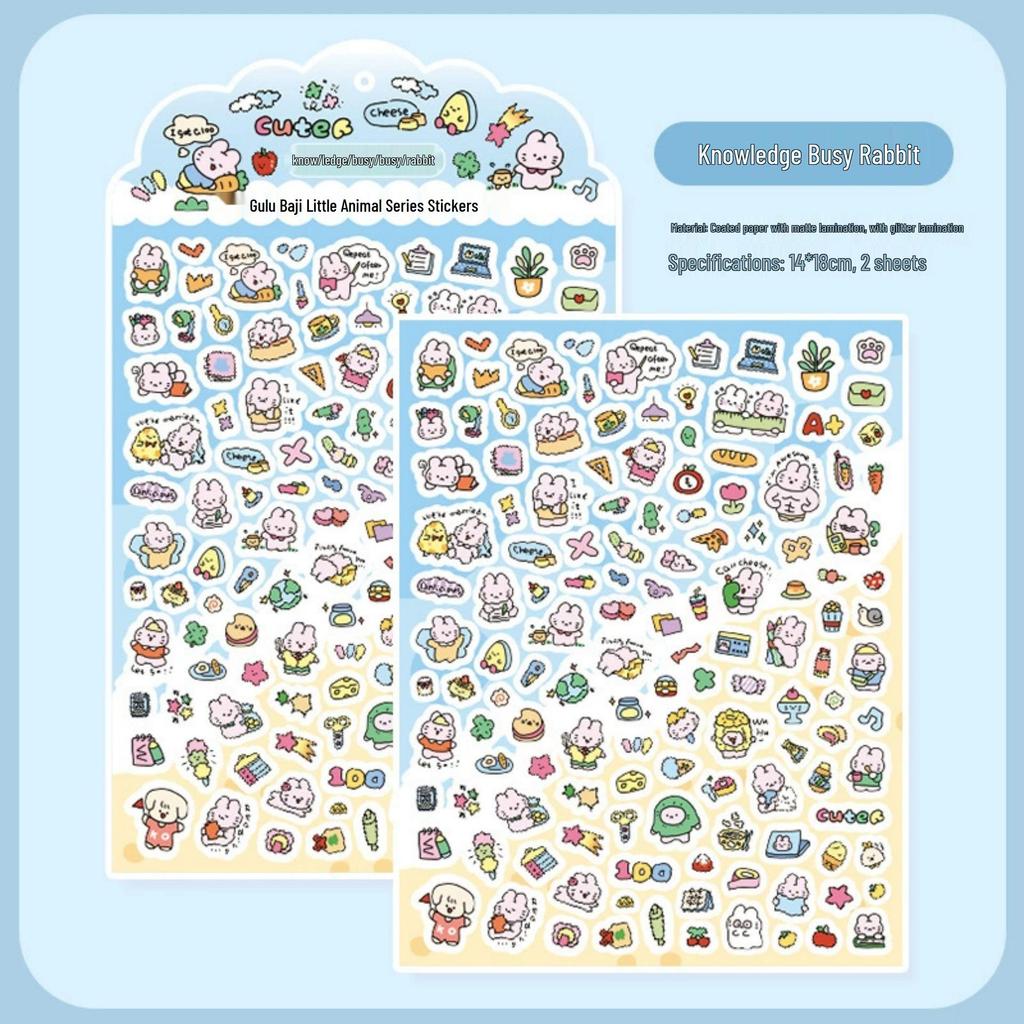 Tengyi Cute Cartoon Bear Stickers for DIY & Decorations