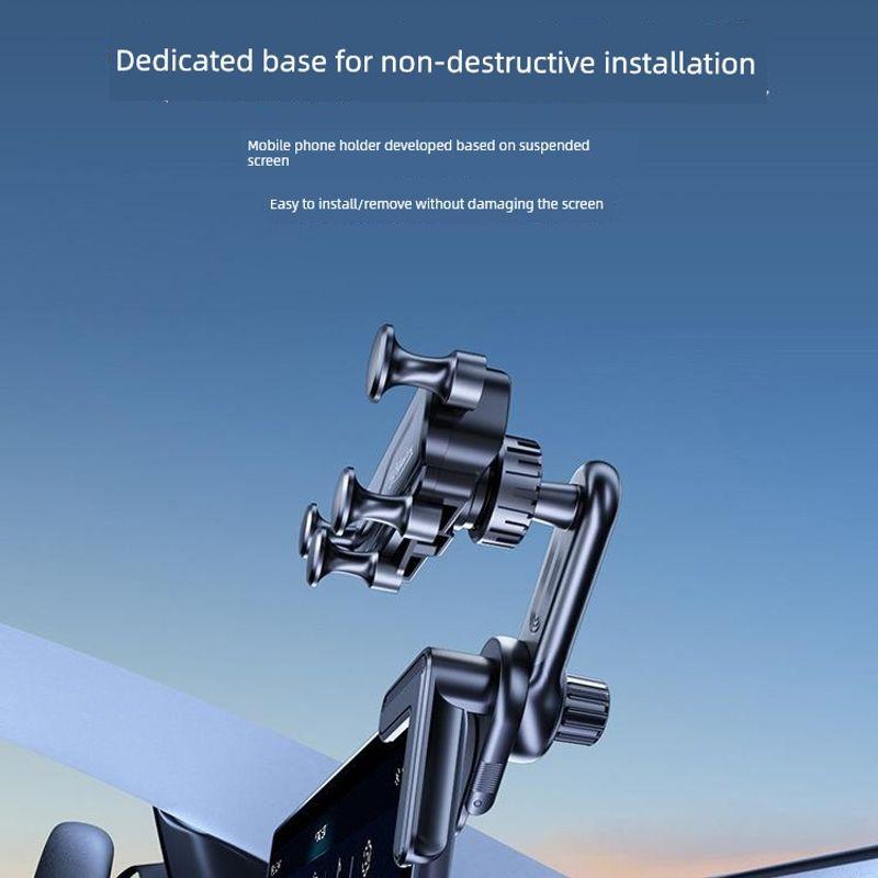 Mobile Phone Car Mount for Vehicle Interior, Horizontal and Vertical Air Vent Clip, Dedicated Car Navigation Hook-Style Holder, 2023 New Model