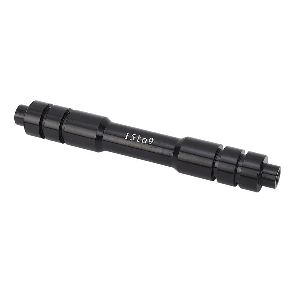 Cycle Wheel Fork Axle 15mm to 9mm Front Thru Axle Quick Release Hub Skewer Adapter for Conversion