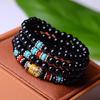 Multilayer Garnet Amethyst Beads Bohemian Wrap Bracelet Charm Women Men Wristband Jewelry Gift