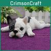 Simulated French Bulldog Model Tabletop Figurine Micro Landscape Decoration