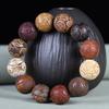 Zodiac Running Ring Red Sandalwood Mahogany Bracelet Men's and Women's Wooden Wenwan Buddha Beads Handheld