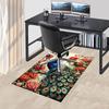 1PC peacock flowers Carpet Ultra Soft, Thick & Absorbent, Non Slip Machine Washable Mat for Entryway