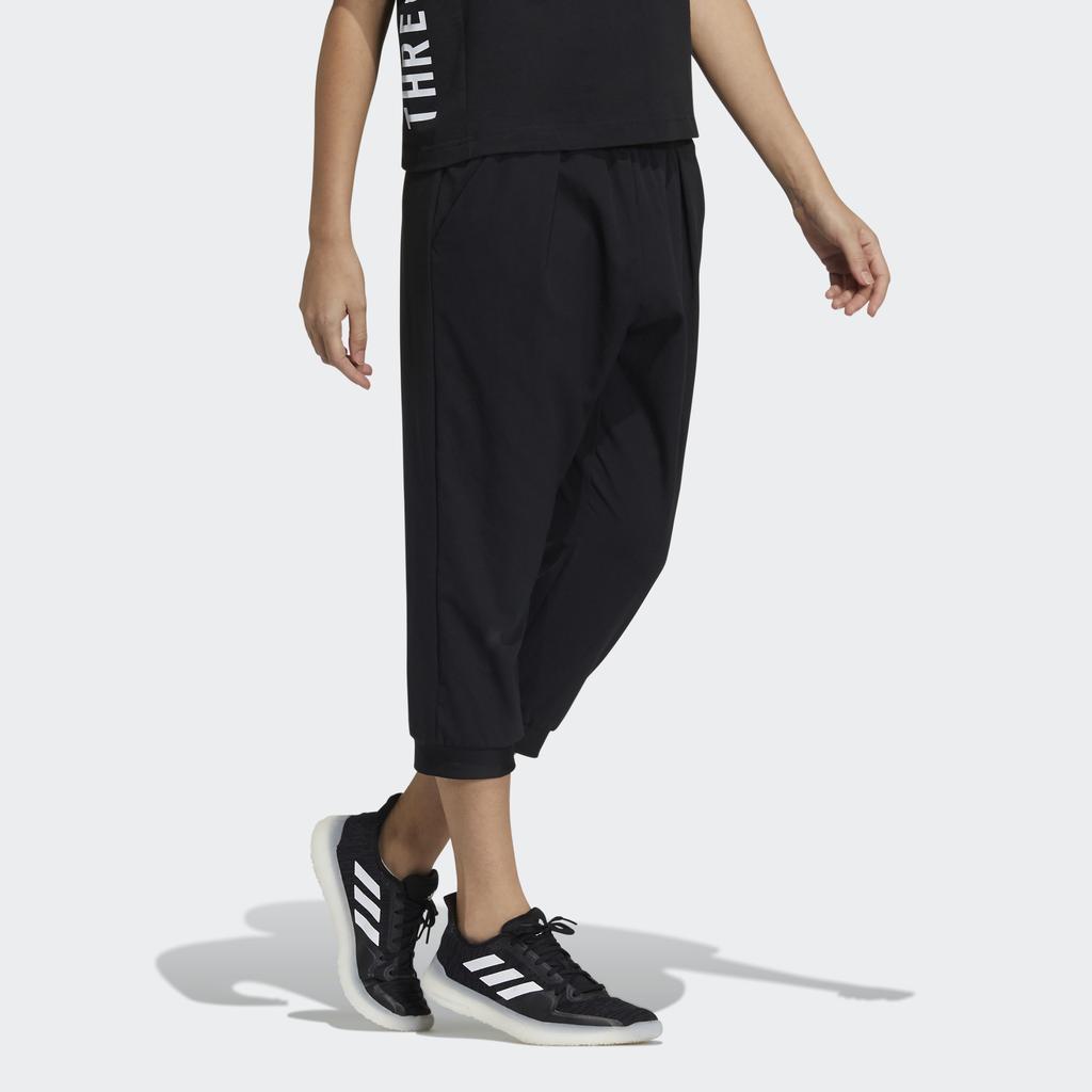 Adidas W Mhe Wv Capri Training Pants Women Bottoms Black GM8833