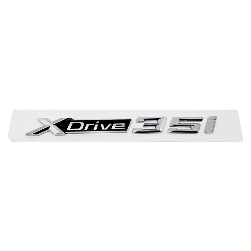 Car Body Trunk Emblem Sticker Xdrive 18i 20i 23i 25i 28i 30i 35i 40i 45i 48i 50i 55i Badge for BMW E90 F39 E46 E60 F10 X3 X5 X6