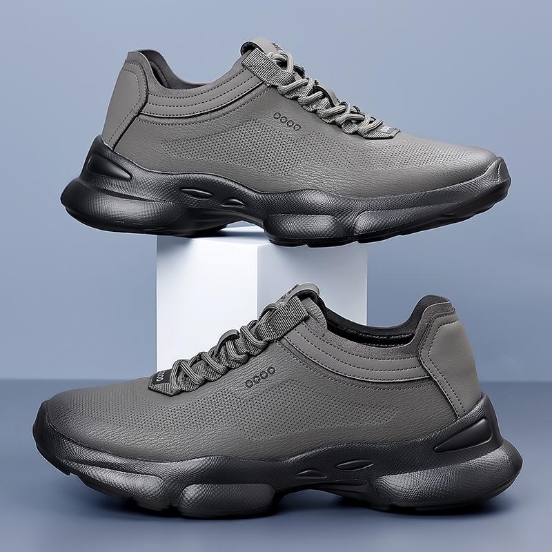 Versatile Sneaker for Men New Trendy Lace Up Shoes Outdoor Casual Sports Shoes Non-Slip Leisure Walk Trainers Treking Footwear