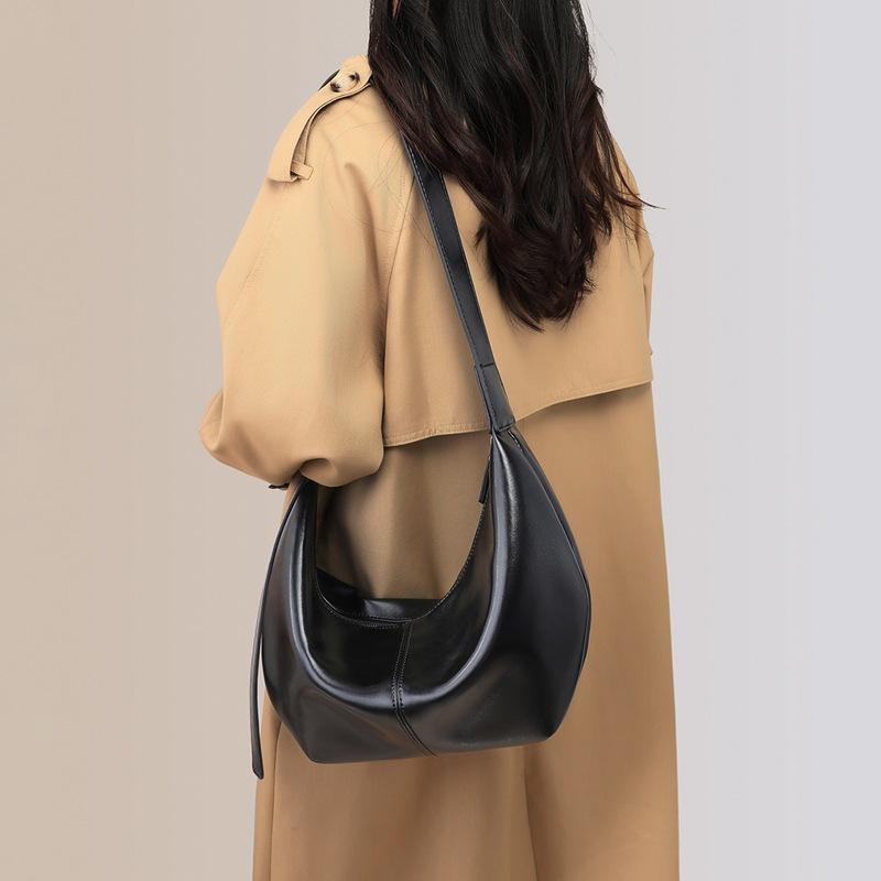 2025 New Autumn Winter Women's Bag High-end Feel Single Shoulder Bag Melad Commuter Crossbody Bag Dumpling Bag Tote Bag