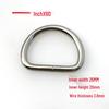 3.8mm Thick D-Ring Buckle Hardware for Bag Straps and Side Hooks