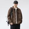 Jacket Men's Spring American High Street Trend Tooling Loose Denim Casual Jacket Versatile Top