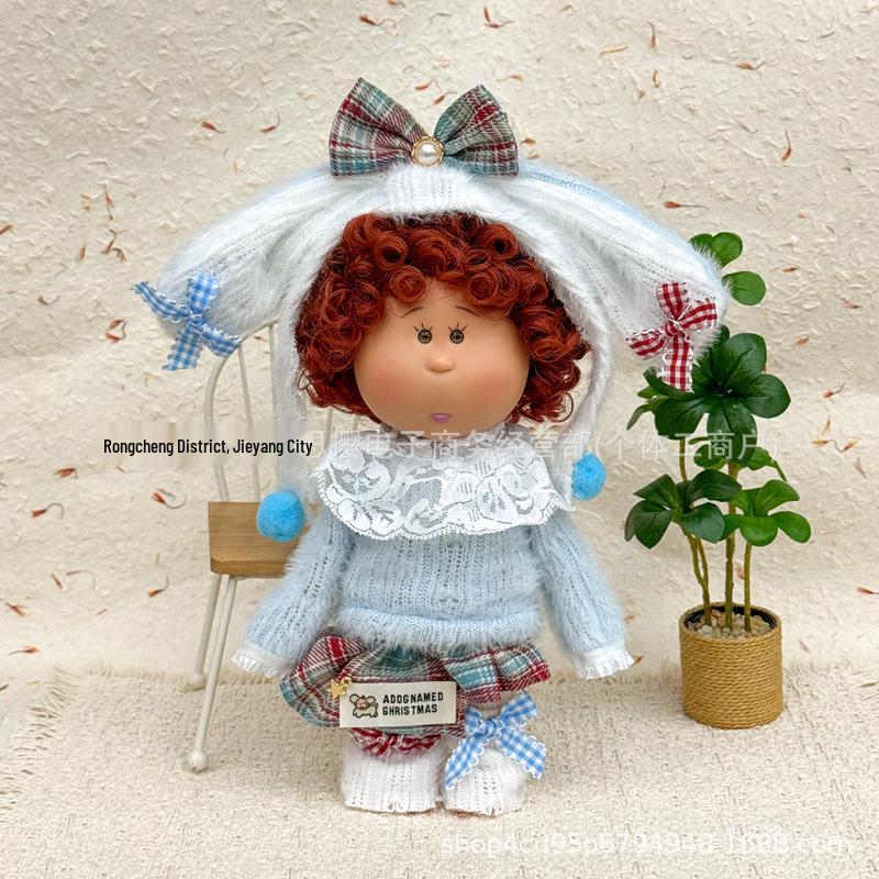 24cm Spanish Mia Potato Doll Dress-Up Set with Plush Outfit