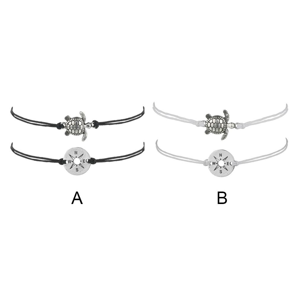 Woman Anklets Compass Adornment Delicate Fashion Tortoise Bracelet Jewelry Body Decor Accessory Foot for Dress Ornament
