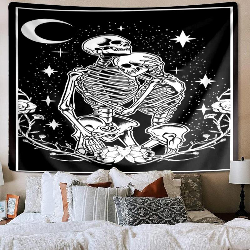 Day Of The Dead Celebration Tapestry Room Decoration Wall Hanging for Living Room Bedroom, dormitory, Birthday and Christmas gifts