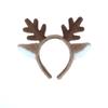 Plush Christmas Headband Fluffy Faux Fur Hairband Deer Ear Hair Hoop Party Headwear Cosplay Prop Antler Horn Hairband