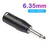 6.35mm Mono Male To XLR 3 Pin Female/Male Audio Plug Converter Adapter Connector for Headphone Microphone Power Amplifier Guitar