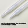 10Pcs Reusable Empty Marker Soft Brush Tip Refillable Empty Acrylic Paint Pen Clear Pen Rod Multipurpose Drawing Tool