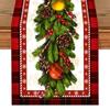 Faceless Gnome Christmas Table Runner Ornament New Year Tablecloth New Table Decor  For Home