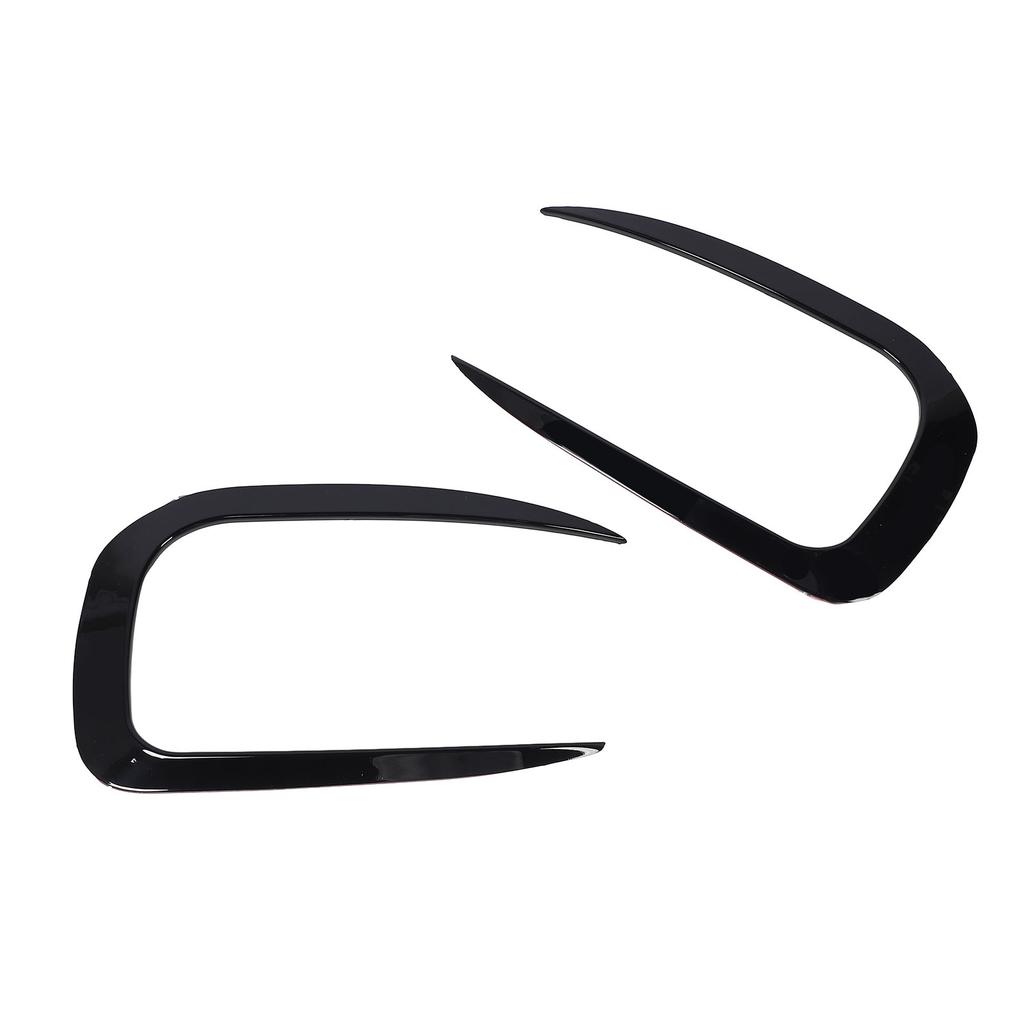 Front Bumper Fog Light Spoiler Gloss Black Sporty Style Car Front Bumper Splitter Air Vent Trim for 1 Series F20 F21 M