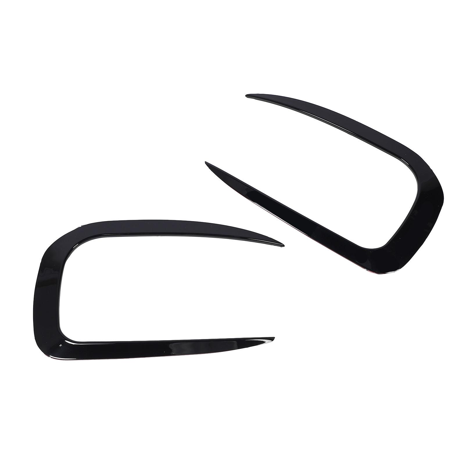 

Front Bumper Fog Light Spoiler Gloss Black Sporty Style Car Front Bumper Splitter Air Vent Trim for 1 Series F20 F21 M