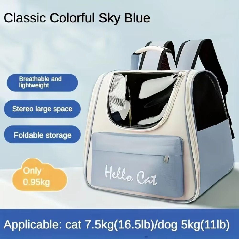 Breathable Travel Puppy Bags Creative Pet Carry Backpack Pet Backpack Carrier  Outdoor Travel