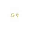 Toss Manifesto Hoop Earrings, 18K Gold Plated / Manifesto Hoop Earrings / Earrings / 1004094800