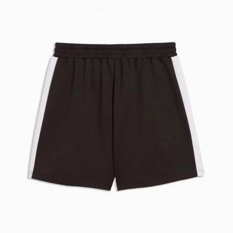 Puma T7 Relaxed Pintuck Shorts 4 01 black/S