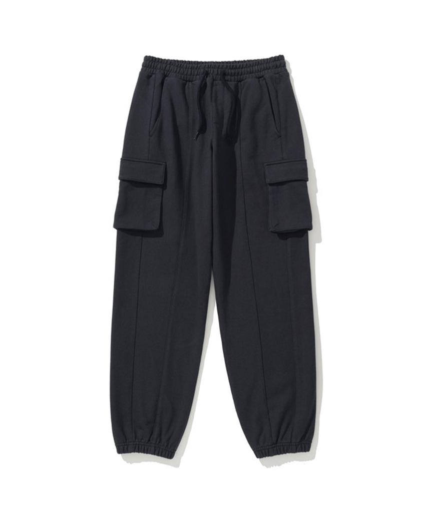 ERER Sweat Cargo Pants Navy
