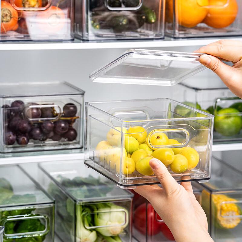 LISM Double-Layer Refrigerator Fresh-Keeping Drain Basket