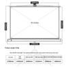Deli 50490 Tripod Projector Screen