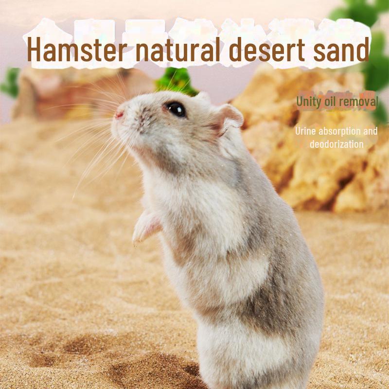 Golden Bear Chinchilla & Hamster Bath Sand: Pumice Sand for Odor Control & Absorption