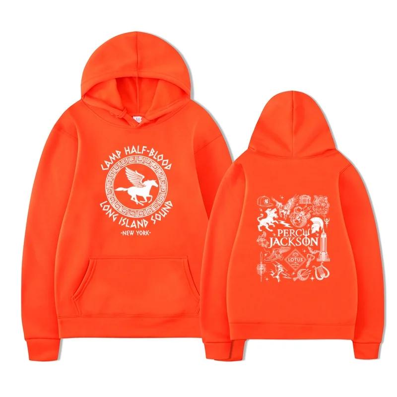 Camp Half Blood Long Island Sound Percy Jackson Hoodie Harajuku Men's Casual Fashion Streetwear