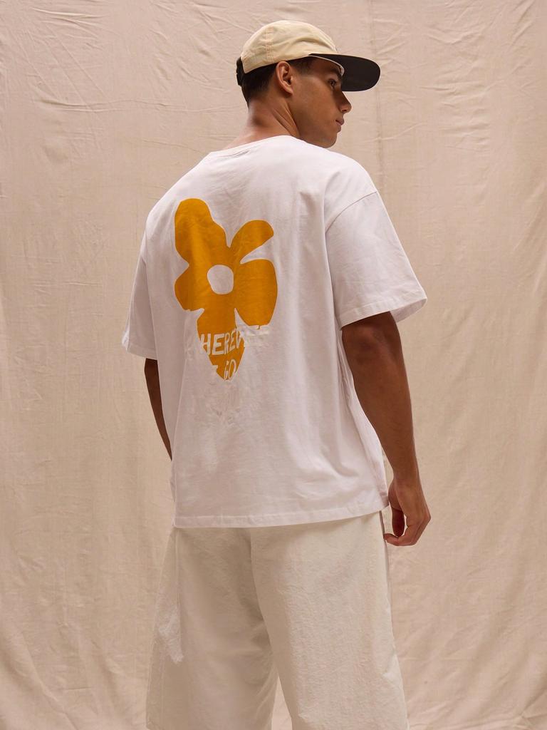 Musero Oversized Letter Print TShirt Spring Summer Vacation Easter Y2k Streetstyle