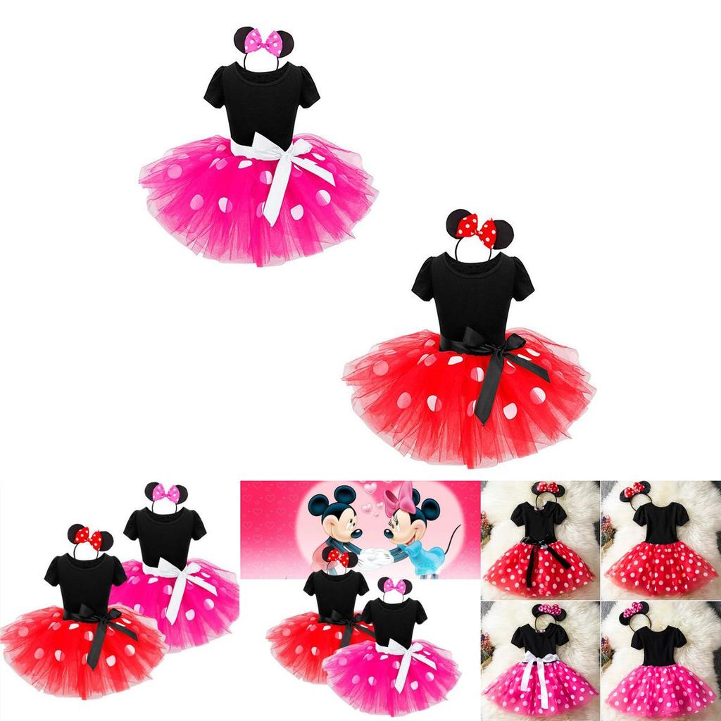 Adorable Girls' Dance Costume With Mesh And Butterfly Bow Ideal For Halloween Cosplay
