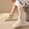Snow boots women's new winter velvet thickened warm high-top cotton shoes leather surface non-slip women's casual fashion short boots