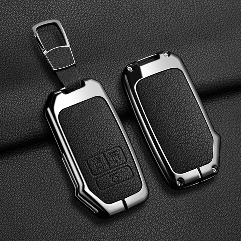 7-button zinc alloy car key case, suitable for Kia K5 K3 K4 Sportage Carnival Sedona car key protection case keychain accessorie